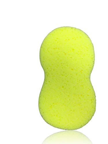 Éponge multi-usage pour chevaux - Éponge de nettoyage pour chevaux, écuries et maison - Antibactérienne, élastique et durable (jaune) Cover
