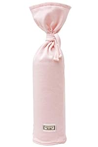 MEYCO Baby Uni Wärmflaschenbezug (weiches Material, leichtes öffnen und schließen Dank Kordelzug, aus 100% Baumwolle, einfache Pflege, maschinenwaschbar, trocknergeeignet), Light Pink