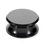 RonXer Record Weight Stabilizer, Vinyl Turntable Clamp Aluminum Vibration Reducer for LP Vinyl Record Weight Player (Black)
