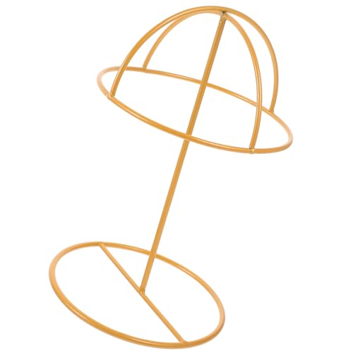 HOMSFOU Soporte para Sombreros de Mesa Dorado