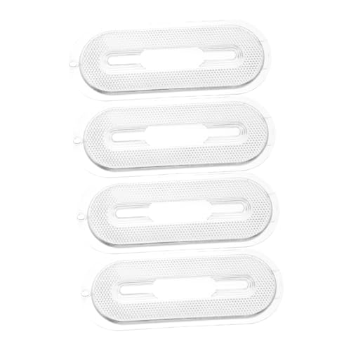 DECOMELODY 4pcs Kitchen Range Hood Light Covers for Range Hood Lampshade Lamp Cover Adapters Indoor Light