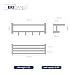 Eridanus Estante de Toallas, Toallero Doble de Acero Inoxidable SUS304 de Pared,...