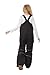 GSOU SNOW Girls Boys Snow Bibs Kids Baggy Ski Pants Insulated Waterproof Overall Snowboard Warm Winter Black 9-10Year