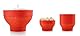 Lékué 0200227R10M019 Verschlussdeckel Blume, Grün/Pink, Ø 21 cm, XL