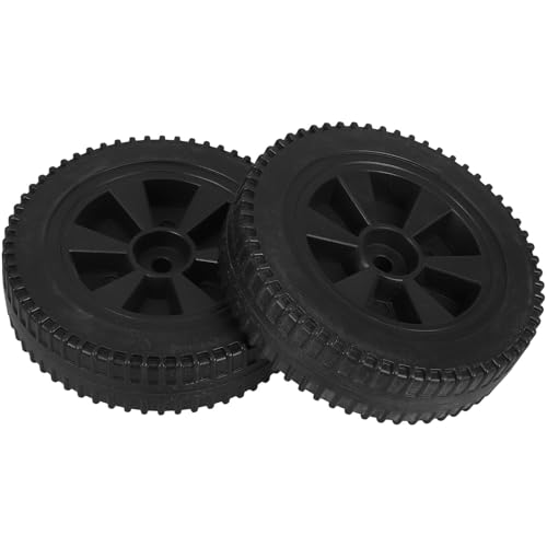 Ruedas de 6 pulgadas para barbacoa en pack de 2 unidades de HDPE resistente 1