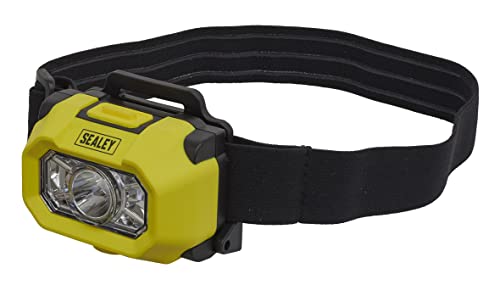Lampe frontale LED de sécurité Sealey HT452IS XP-G2 CREE évite les risques d'étincelle
