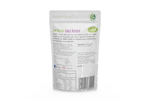 FreeFOD Garlic Replacer | Low FODMAP Garlic Seasoning | Made with Real Garlic Oil | 72g | GMO-FREE
