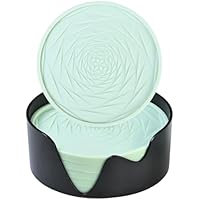 Kaiyzo Set de Posavasos de Silicona, 6 Posavasos Redondos con