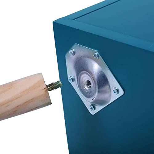 JAXPETY Nightstands Set of 2, Night Stand with Drawers, Bedside Tables with Solid Wood Legs and Large Storage Space, End Table, Side Table, for Bedroom … - Image 6