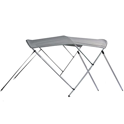SBU Light Grey Aluminum 3-Bow Bimini Top Compatible for Four Winns Horizon 180 LS I/O for Model Years 1999-2005