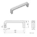 Zinc Alloy Industrial Machinery Automation Equipment Cabinet Door Handle with 100mm Hole Spacing 1Pcs(Matte)