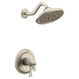 Moen Wynford Brushed Nickel M-CORE 4-Series Thermostatic Shower Trim, Valve Required, UT45502EPBN
