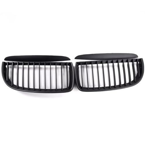 Motor Compatible Con Para Serie 3 E90 2005 2006 2007 2008 Parrilla Delantera Riñón Parrilla Negra Mate Brillante Accesorios Para Radiador Par