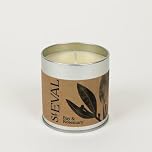 St. Eval Bay & Rosemary Scented Tin Candle - Wax - Refreshing Fragrance - Refreshing Blend of Cool Bay Leaf and Herbal Rosemary - Made in Cornwall