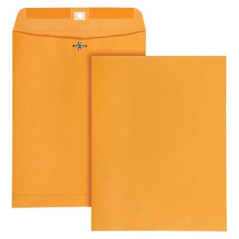 2 Pack Columbian Clasp Envelopes, 10 x 13 Inches, Brown Kraft, 100 Per Box (CO797) Cover