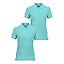 Short Sleeve Turquoise 2pk