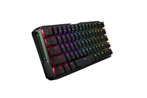 ROG Falchion NX - Tastiera da gaming meccanica wireless a 2,4 GHz, 68 tasti, superficie laterale touch, protezione in policarbonato, switch NX RED e 400 ore di autonomia, illuminazione RGB, - Tastiera gaming - Immagine 3