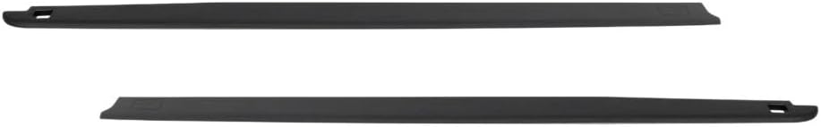 KarParts360 For Ram 1500/2500/3500 2011-2018 Bed Rail Caps Driver and Passenger Side | Pair | Plastic | Black | Non-Wrap | 6 Foot Bed | Replacement For CH1792106, CH1793106 | 68375106AA, 68375107AA