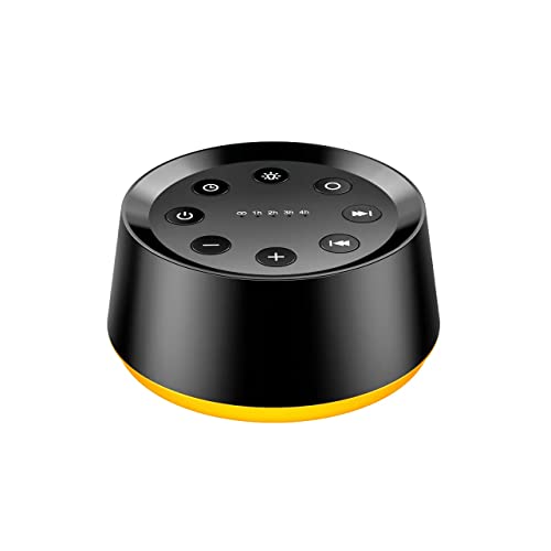Image of Brown Noise Sound Machine with 30 Soothing Sounds 12 Colors Night Light White Noise Machine for Adults Baby Kids Sleep Machines Memory Function 36 Volume Levels 5 Timers for Home Office Travel