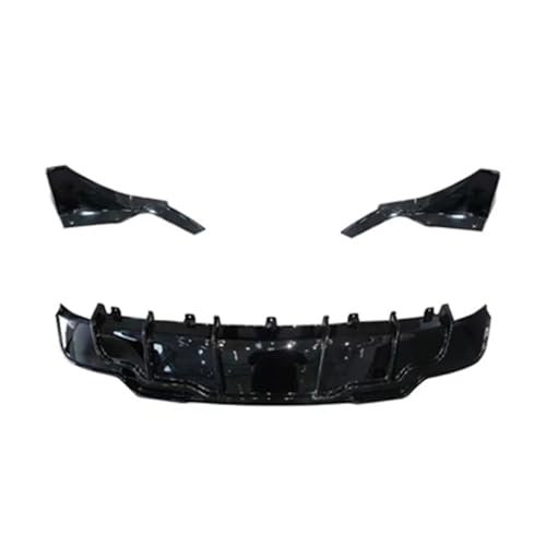 Difusor parachoques trasero divisor labios para Model 3 mejora estabilidad y estetica negra