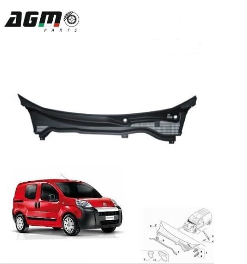 GENERICO MOSTRINA SOTTO PARABREZZA DEFLETTORE VENTO PER FIAT FIORINO QUBO 00735716934 AGM PARTS