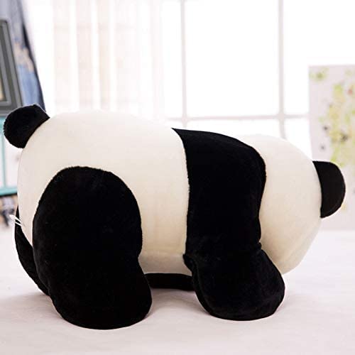 Image of Soft Stuffed Plushy Panda Baby Toy for Kids Childrens Girls Boys Infants Decoration in Car Gift On Birthdays (Color Black and White, Size 50 cm)