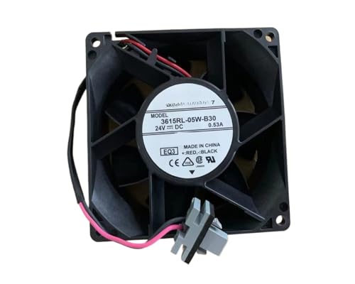 Ventilateur étanche 9cm 24V à haut flux d'air pour armoires électriques