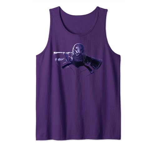 Débardeur Thanos Marvel Avengers haut violet sans manches vêtement pop culture été