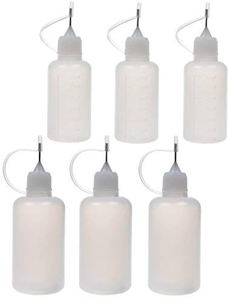 BCP 3pcs 30ml + 3pcs 50ml Steel Needle TIP Plastic Dropper Bottles, E- liquids, All Liquids Bottles: Amazon.com: Industrial & Scientific
