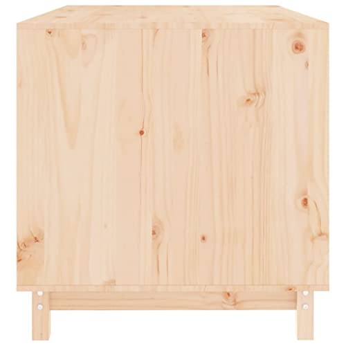 vidaXL Hundehütte 100x70x72cm Massivholz Kiefer Hundehaus Hundehöhle Hundebett