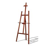SAeWare 1,5 m/1,75 m, mehrfarbiger Holzboden, A-Rahmen, geeignet für Skizzieren von Erwachsenen, Veranstaltungsdisplay (A 55 x 86 x 150 cm)