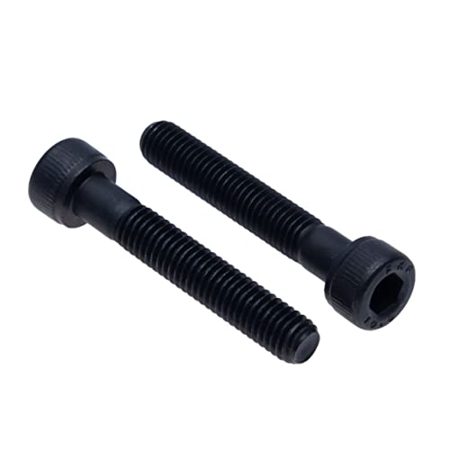 Cilindro Hex Gorra Empulgueras M10 (Pack of 5) Grado de Acero 10.9 Hexágono Enchufe Llave Allen Tornillo Pernos Sujetadores...