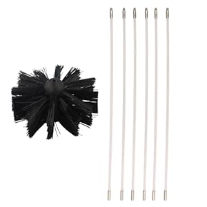 Yanwuwa Yanwuwa Flexibles Kaminreinigungs-Bürstenset
