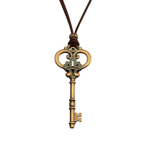 joymiao Leather Necklace for Women Cord Necklace with Pendant Key