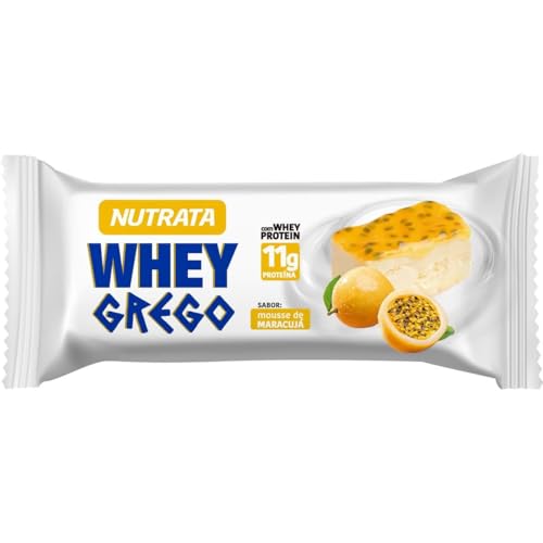 BARRA DE PROTEINA NUTRATA WHEY GREGO BAR MARACUJA 40G