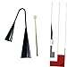 Milisten Metal Agogo Bell for Traditional Samba Percussion Instrument with for Early Education and Musical Play Includes Wooden Stick Black