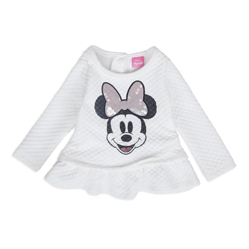 Disney Minnie Mouse Baby Girls Long Sleeve Sequin Shirt and Legging Baby Girls Clothing Set for Infants2