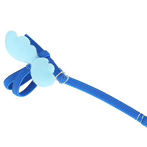 Vogel verstelbaar harnas, bestand tegen kauwen op vogelharnasriem voor training voor vogels vliegen(blue, S) - Afbeelding 6