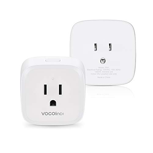 VOCOlinc Smart Outlet Works with Apple HomeKit Alexa and Google Assistant No Hub required 2.4GHz Wifi(2Pack)