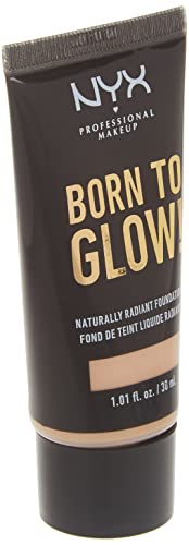 Nyx Professional Makeup Born To Glow Naturally Radiant Foundation, Medium Coverage - Vanilla #TOP2
