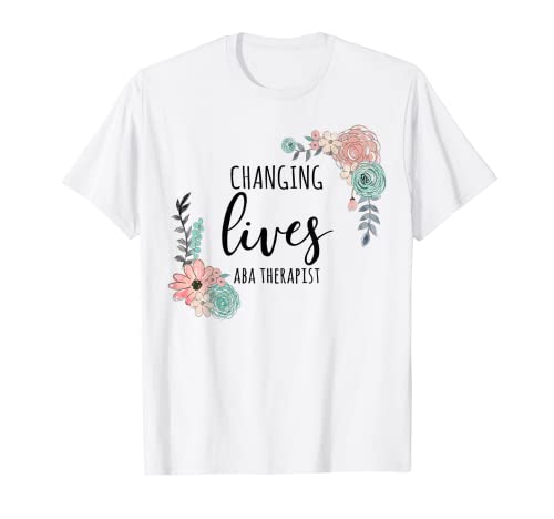 ABA Terapista Shirt Behavior Therapy T-Shirt Autism Teacher Maglietta