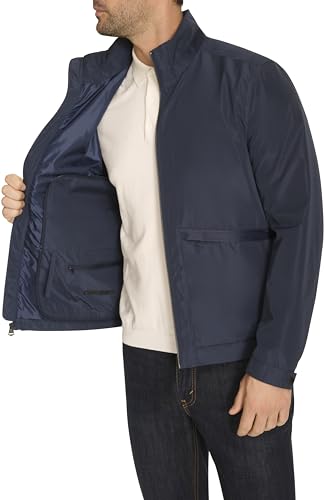 Image of Cole Haan Men's Long Sleeve Self Packable Windbreaker
