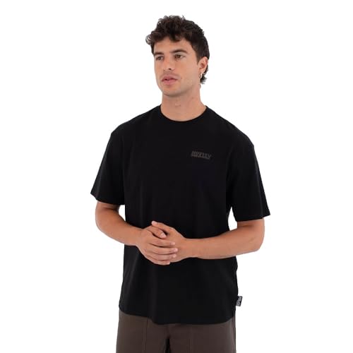 T-Shirt Hurley Homme Coupe Droite Bubble Manches Courtes Douces