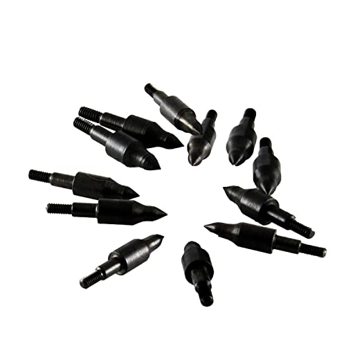 Excalibur Field Hunting Durable 11/32" Replacement Points For Crossbow Arrow Broadheads - 12 Pack, 150 Grain #TOP2