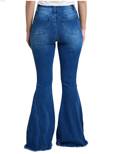 YMI Womens Jeans Gigi High-Rise Extreme Fit & Flare, N02, 9 Blue3