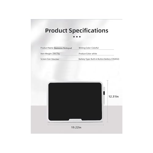 Image of 15-inch Digital Writing Tablet with One-Touch Erase and Lock by Sahara Case LLC