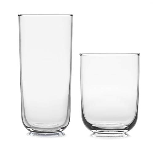 Libbey Polaris 16-Piece Tumbler And Rocks Glass Set, Axis #TOP2
