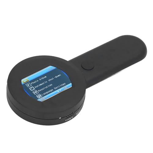 Marhynchus Lupa Electrónica Portátil USB, Pantalla HD de 2 Pulgadas con 8 Luces LED, Lectura e Inspección Detallada