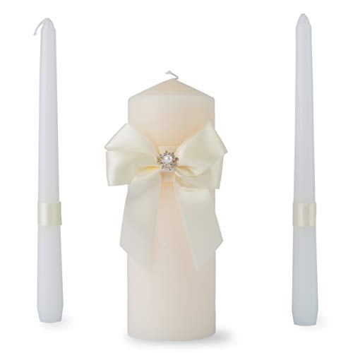 Customoffi Unity Candle Set with Box - Best for Reception, Weddings, Holidays, Romantic