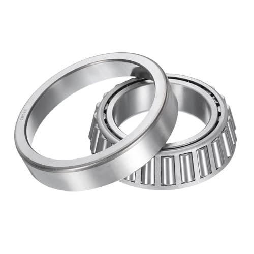 sourcing map 28682/28622 Tapered Roller Bearing Cone and Cup, 2.25" Bore x 3.8437" OD x 0.9688" Thick, Chrome Steel Taper Bearing Set, ABEC-3